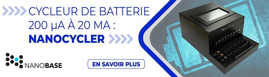 Cycleur de batterie 200 μA à 20 mA : Nanocycler