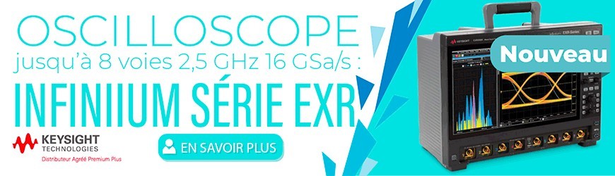 Oscilloscope jusqu'à 8 voies : SÉRIE EXR