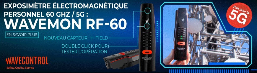 Exposimètre électromagnétique : WaveMon RF-60