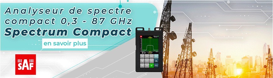 Analyseur de spectre compact 0,3 - 87 GHz