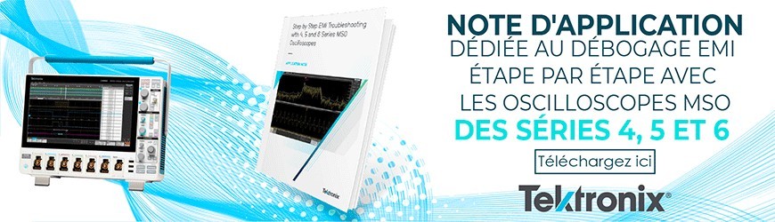 Note d'application : Débogage EMI oscilloscopes MSO 4/ 5/ 6