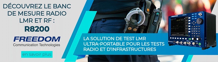 Banc de mesure radio LMR et RF : R8200