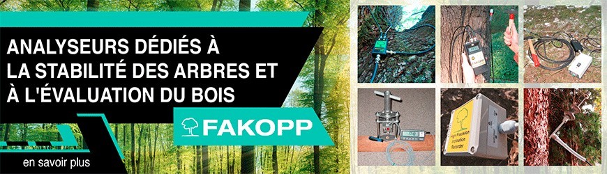 Analyseurs dédiés à la stabilité des arbres et à l'évaluation du bois