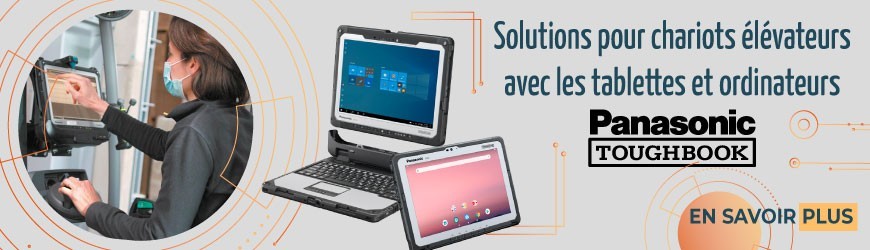 Panasonic Toughbook : des solutions complètes pour chariots élévateurs