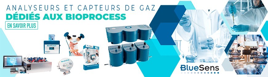 Analyseurs et capteurs de gaz dédiés aux bioprocess