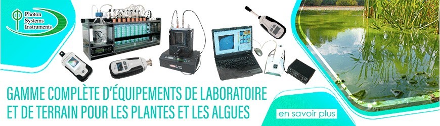 Équipements de laboratoire et de terrain pour les plantes et algues