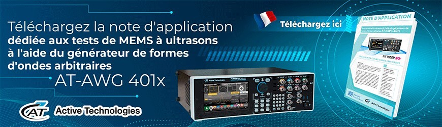 Note d'application dédiée aux tests de MEMS à ultrasons