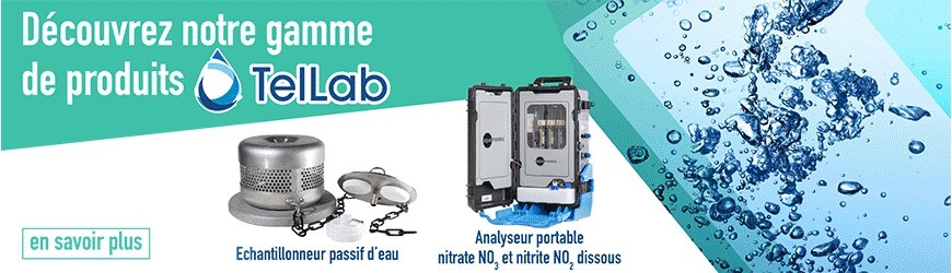 Analyseur portable de nitrate (NO3) et de nitrite (NO2) dissous et d'un échantillonneur passif d'eau