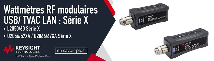 Wattmètres RF modulaires USB/ TVAC LAN : Série X