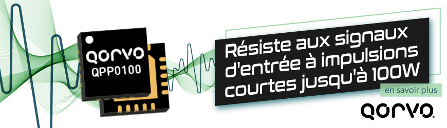 Nouveau limiteur en CI 100 W jusqu'à 11,5 GHz par Qorvo