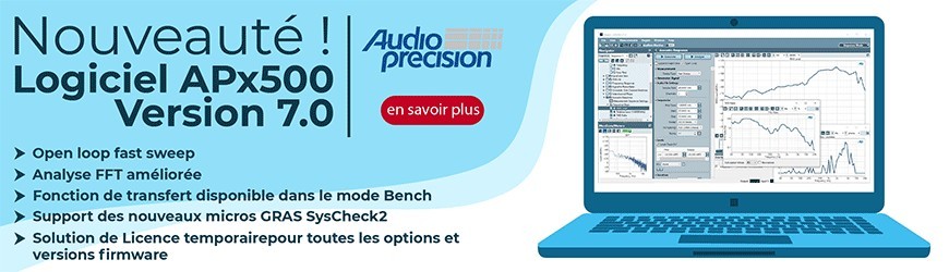 Nouvelle mise à jour APx500 disponible : Version 7.0 !