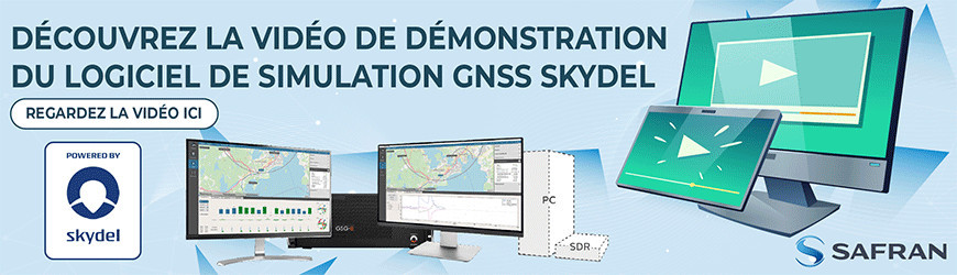 Vidéo de démonstration du logiciel de simulation GNSS Skydel 