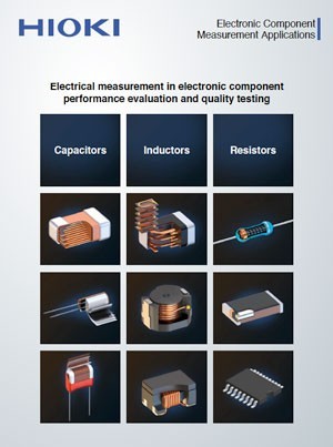 Catalogue Hioki Mesure sur composant électroniques