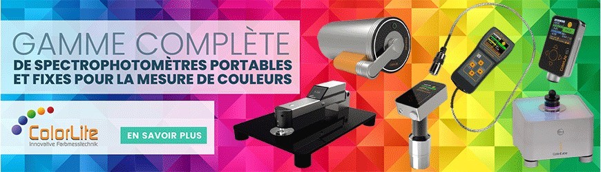 Spectrophotomètres portables et fixes pour la mesure de couleurs