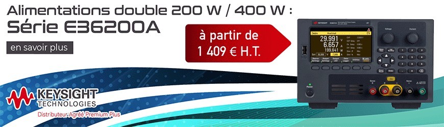 Alimentations doubles 200 W / 400 W : Série E36200A