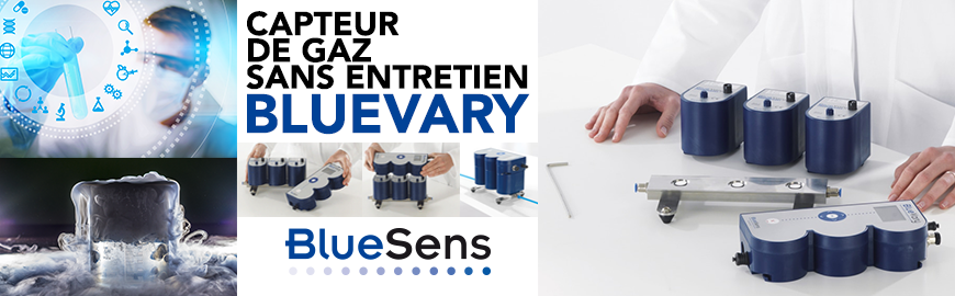 Capteur de gaz sans entretien : BLUEVARY - BLUESENS