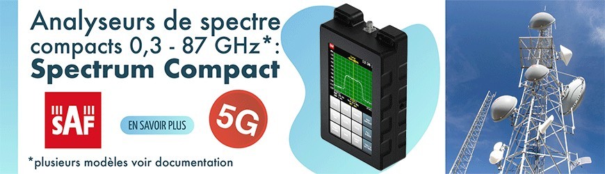 Analyseur de spectre compact dédié solution 5G 