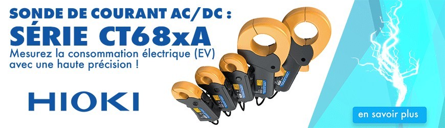 Capteurs de courant CT6840A dédiés à la mesure de la consommation des véhicules électrique