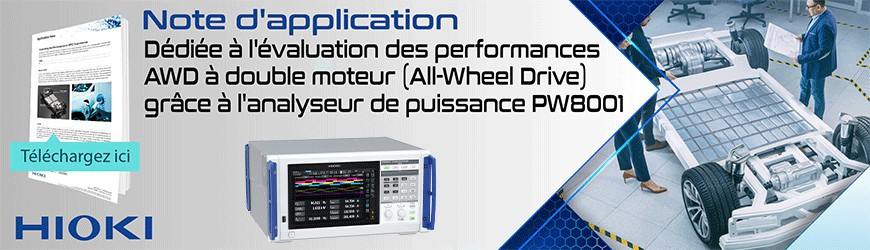 Note d'application dédiée à l'évaluation des performances AWD à double moteur