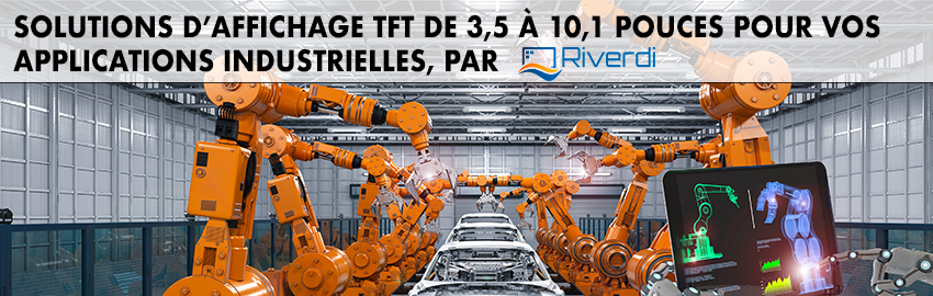 Afficheurs avec plus haute résolution (1280×800 pixels) avec STM32H747XIH6 sur le marché