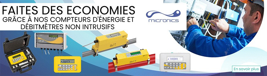 Faites des économies grâce à nos compteurs d'énergie et débitmètres non intrusifs