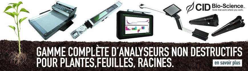 Analyseurs non destructifs pour plantes, feuilles, racines