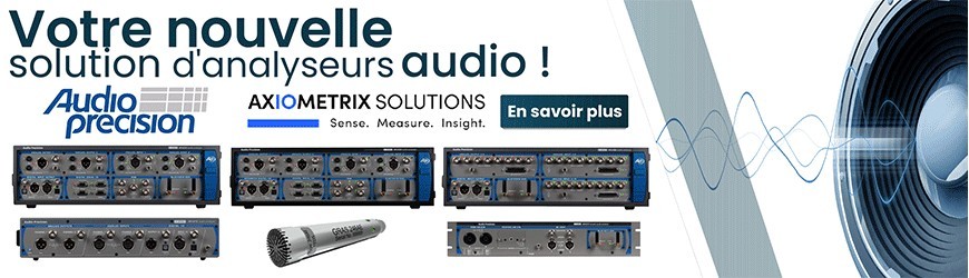 VOTRE NOUVELLE SOLUTION D'ANALYSEURS AUDIO !