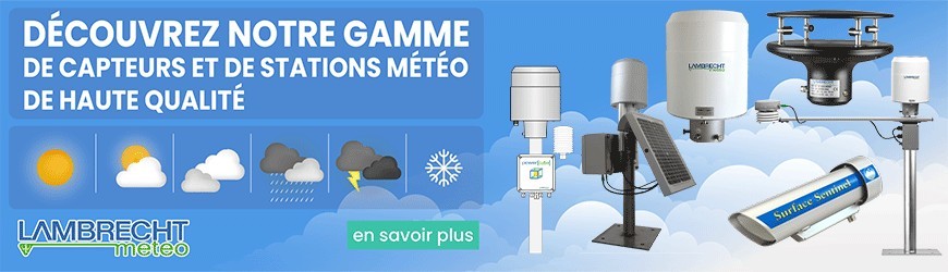 Capteurs et stations météo de haute qualité