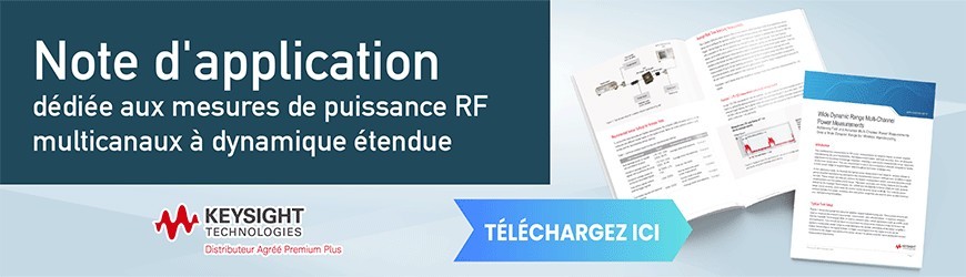 Note d'application : Mesures de puissance RF multicanaux à dynamique étendue