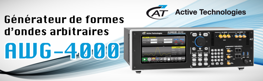 Générateur de formes d'ondes arbitraires : AWG-4022 Active Technologies