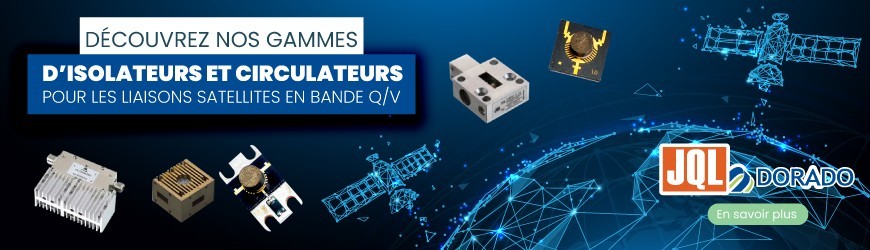 Circulateurs et isolateurs dans les bandes Q/V jusqu'à 50,2 GHz