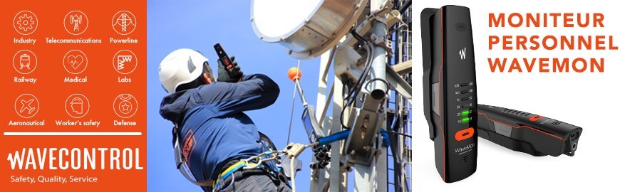 Exposimètre Electromagnétique Personnel WAVEMON - Wavecontrol 