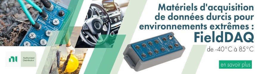 Matériels d'acquisition de données durcis pour environnements extrêmes : FieldDAQ