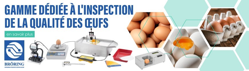 Mesure de haute qualité pour l'inspection de la qualité des œufs