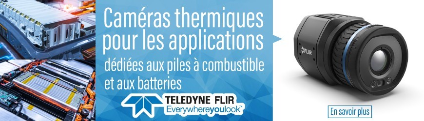 Caméras thermiques dédiées aux piles à combustible et batteries