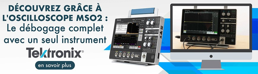 Oscilloscope MSO2 : le débogage complet avec un seul instrument !