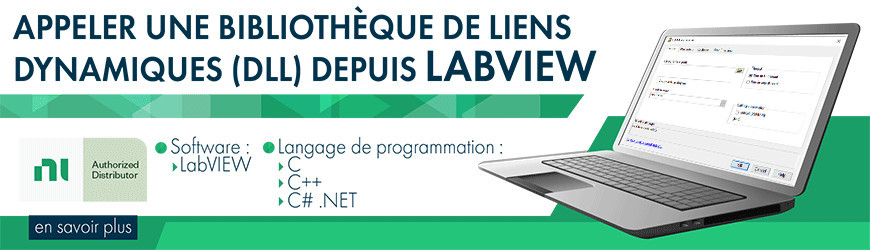 Appeler une bibliothèque de liens dynamiques (DLL) depuis LabVIEW