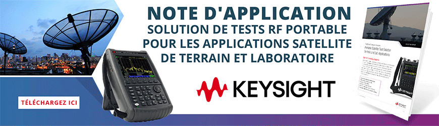 Solution de tests RF portable pour les applications satellite