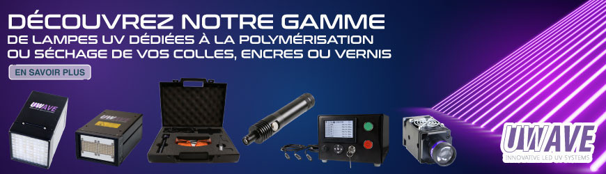 Lampe UV-LIGHT pour colle à polymérisation